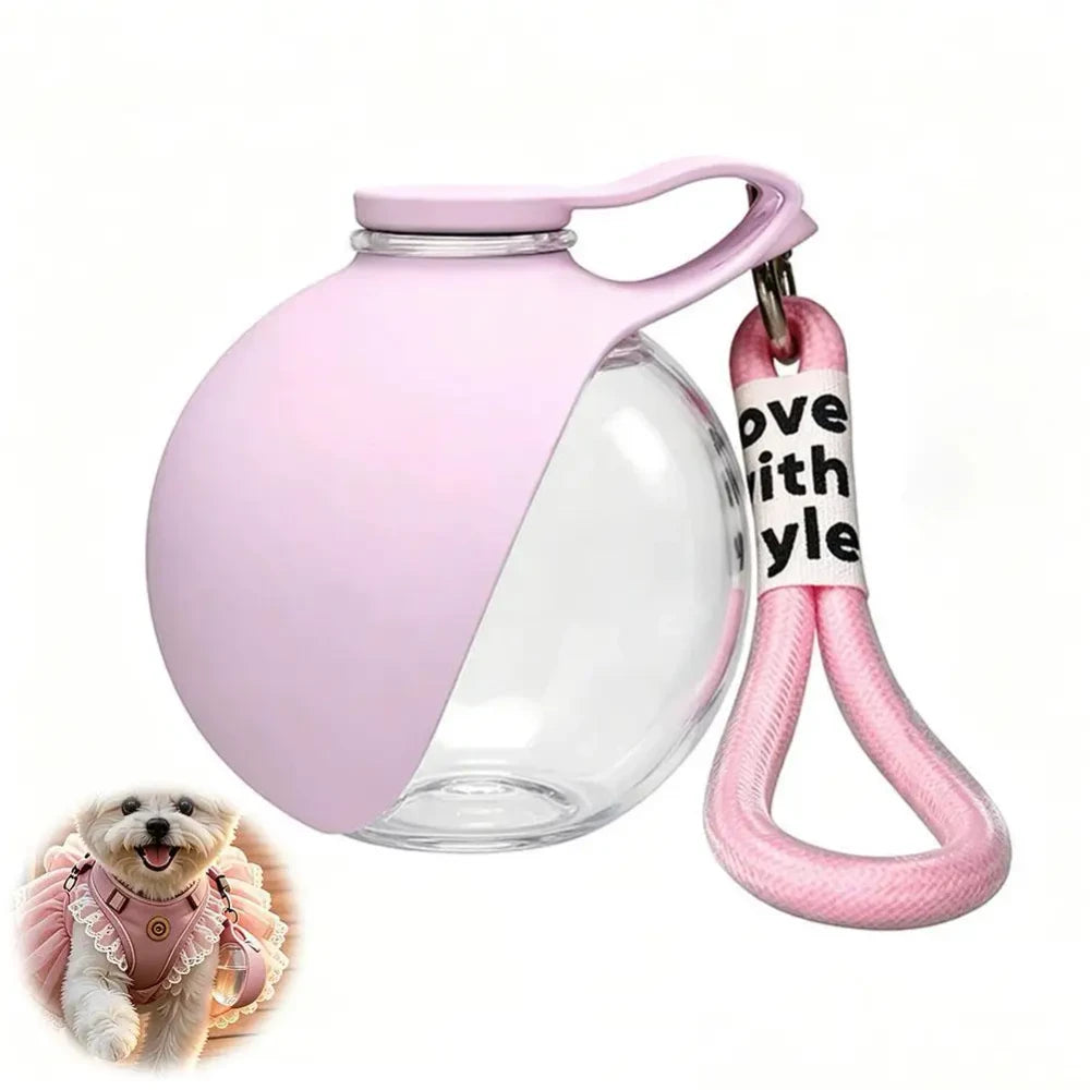 Borraccia Per Cani Con Ciotola In Silicone